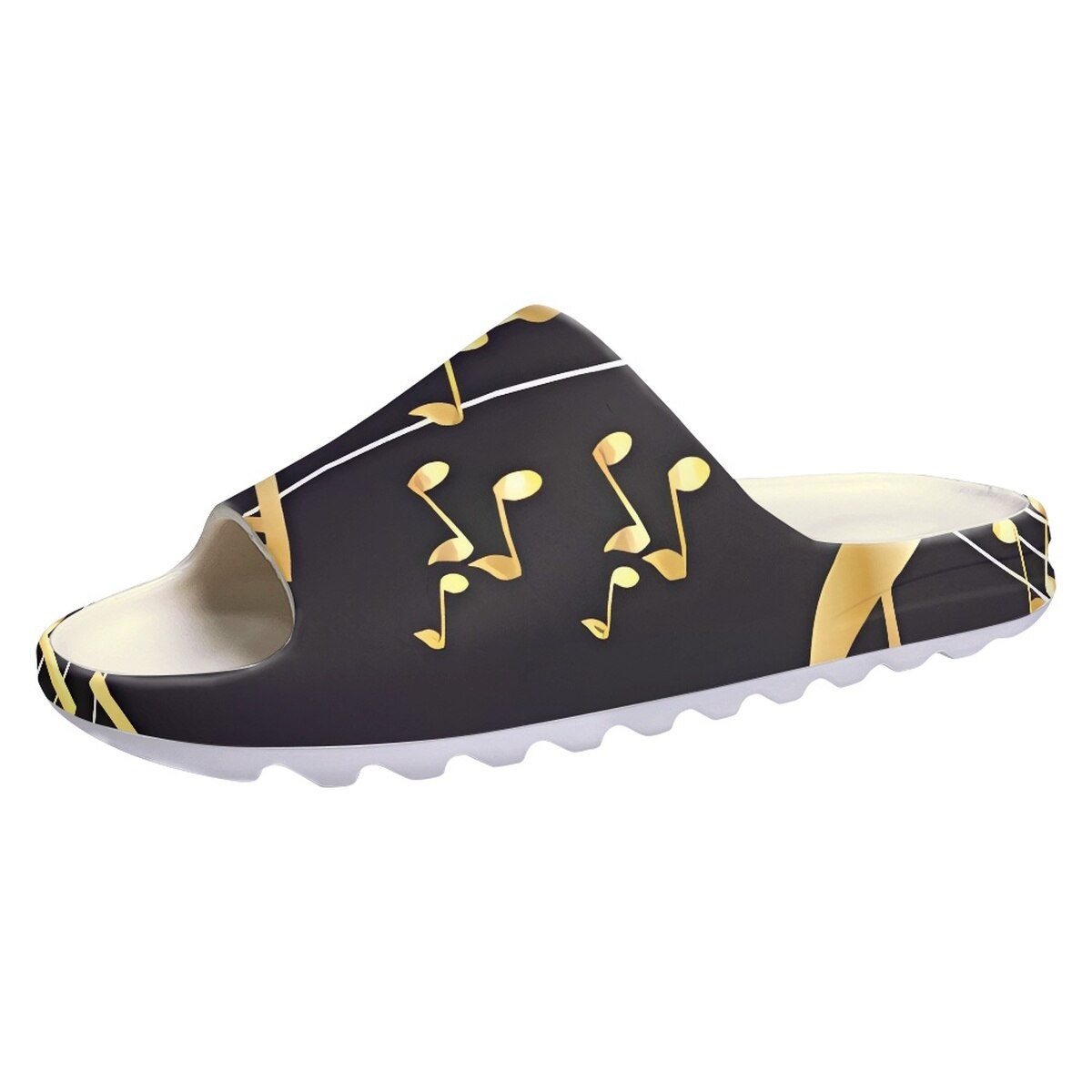 Music Note Flat Sandals