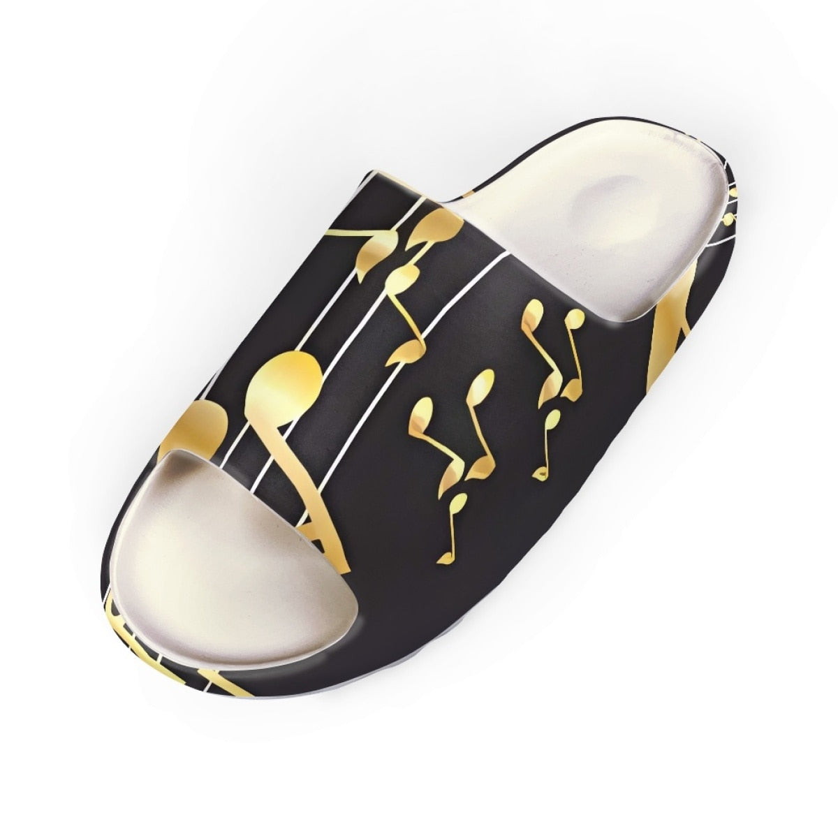 Music Note Flat Sandals