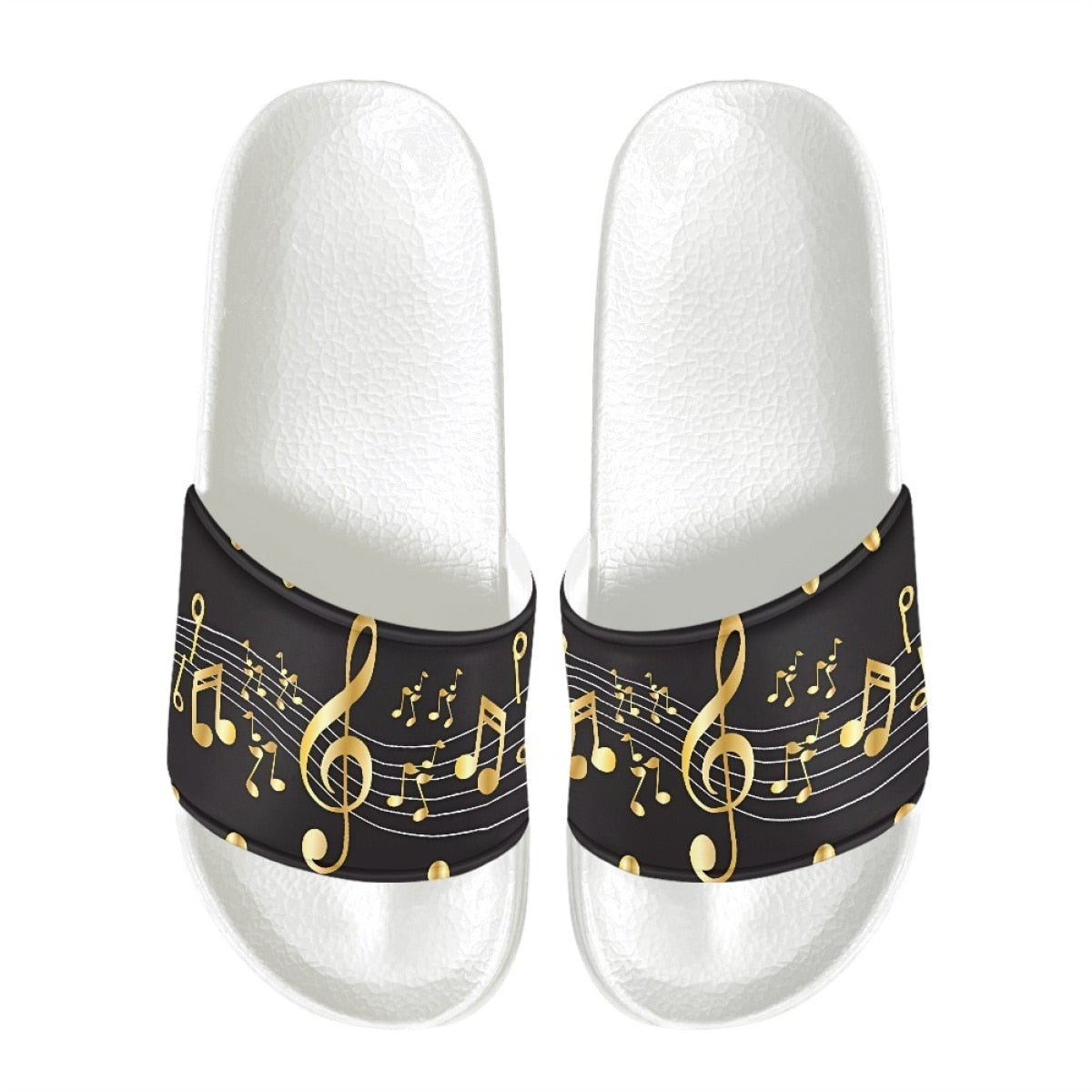 Trendy Piano Music Note Sandals