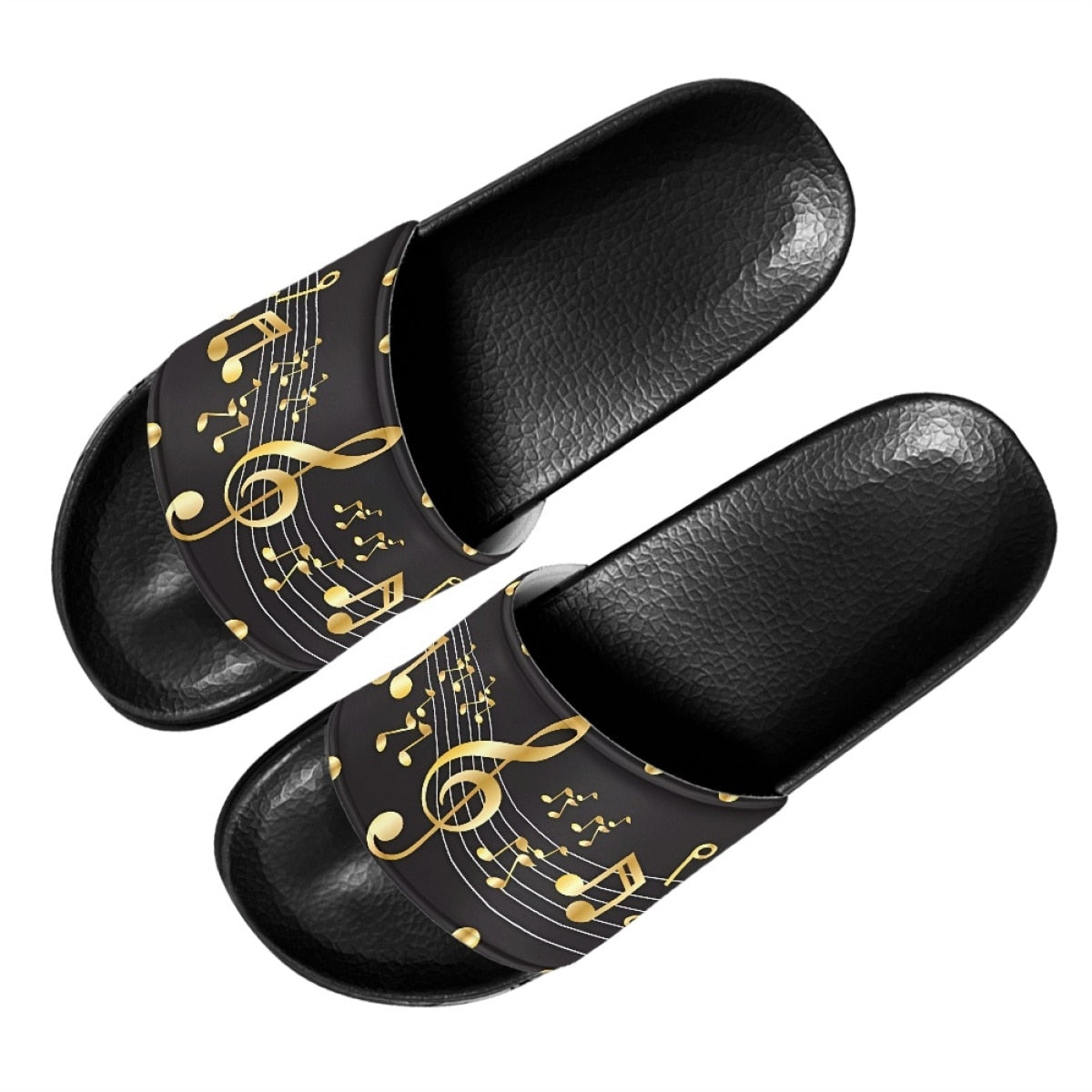 Trendy Piano Music Note Sandals