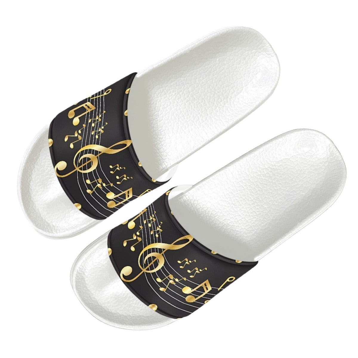 Trendy Piano Music Note Sandals