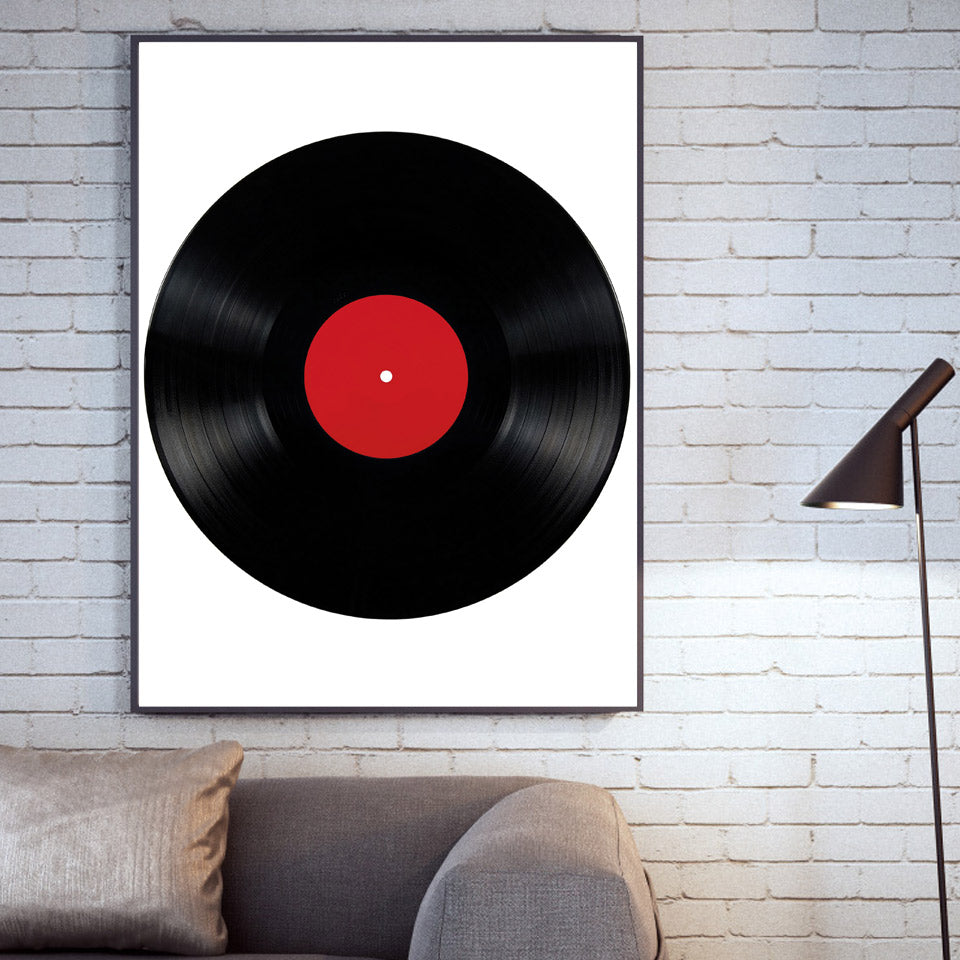 Vinyl Record Canvas Wall Art