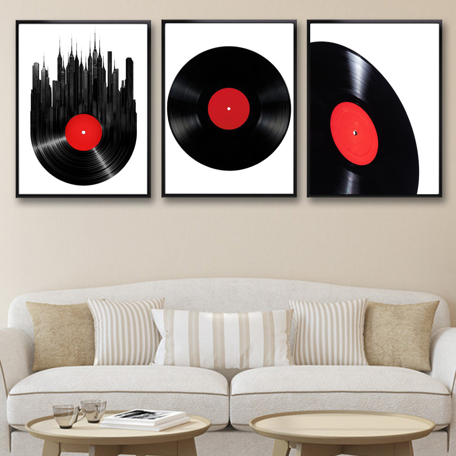 Vinyl Record Canvas Wall Art
