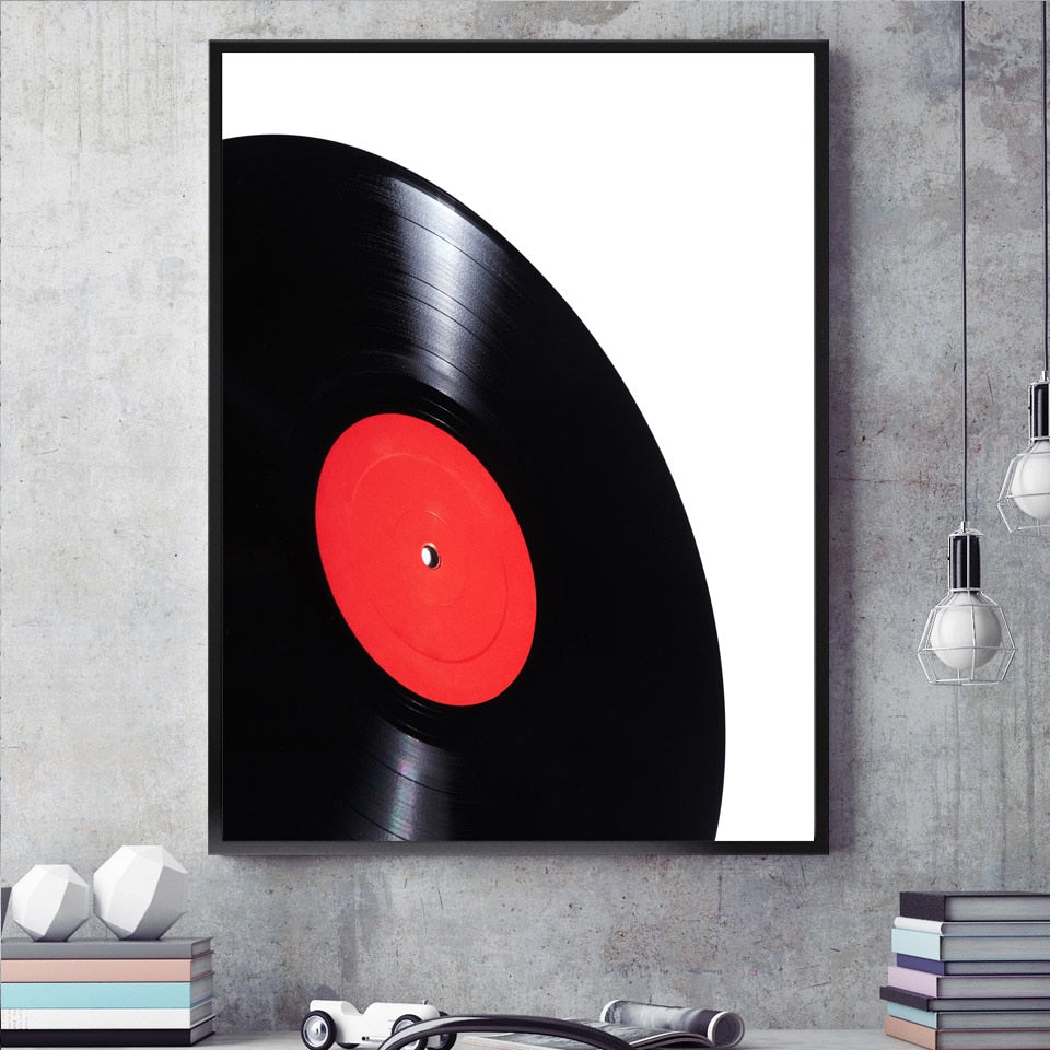 Vinyl Record Canvas Wall Art