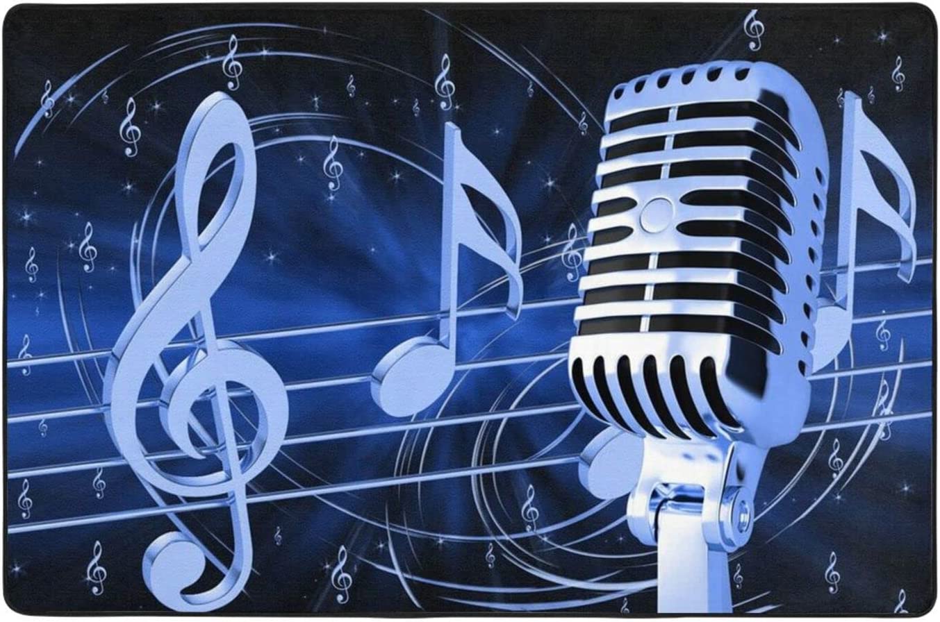 Piano Guitar Living Room Rug