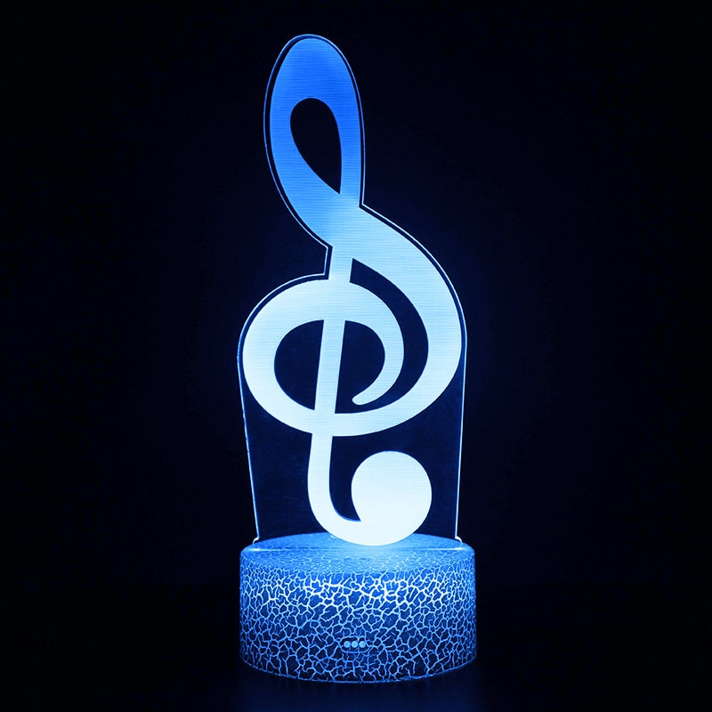 Treble Clef Shape Night Light
