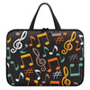 Music Notes Pattern Tablet Laptop Bag