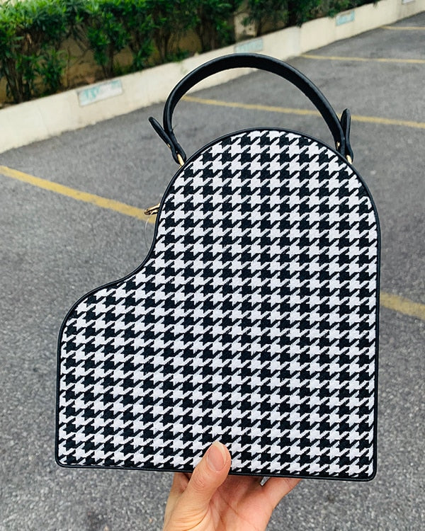 Piano Style Cross-body Bag