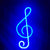 Treble Clef Neon Light