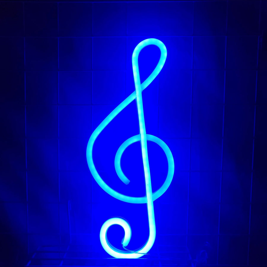 Treble Clef Neon Light