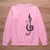 Rose Treble Clef Sweatshirt