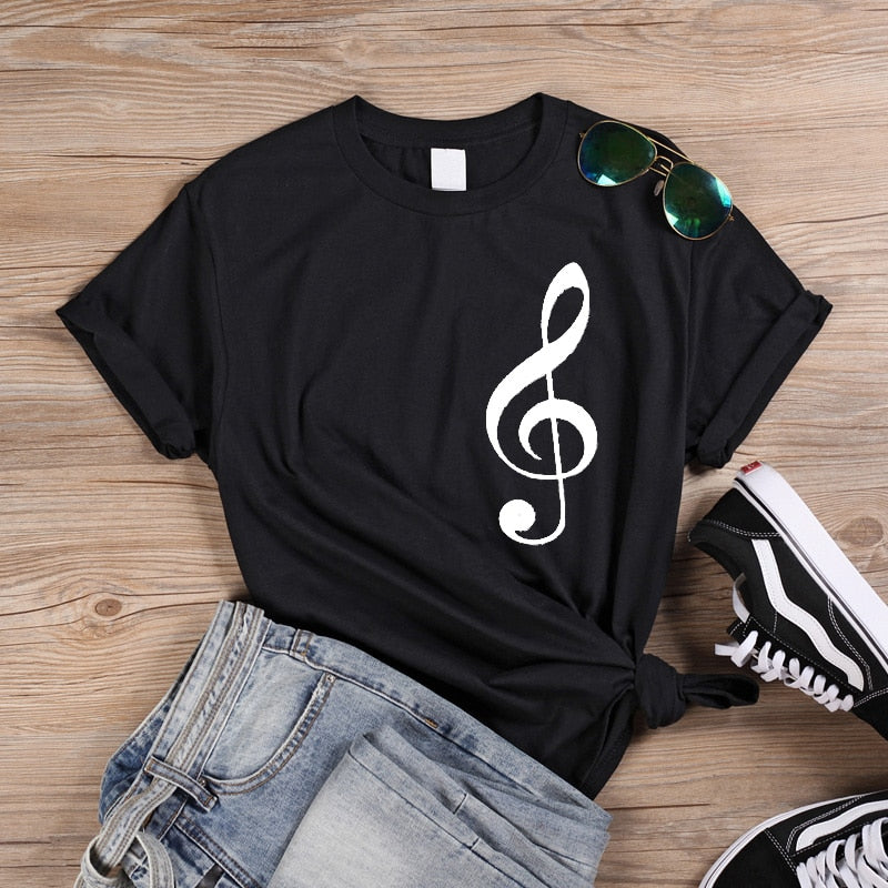 Treble Clef Casual T-shirt