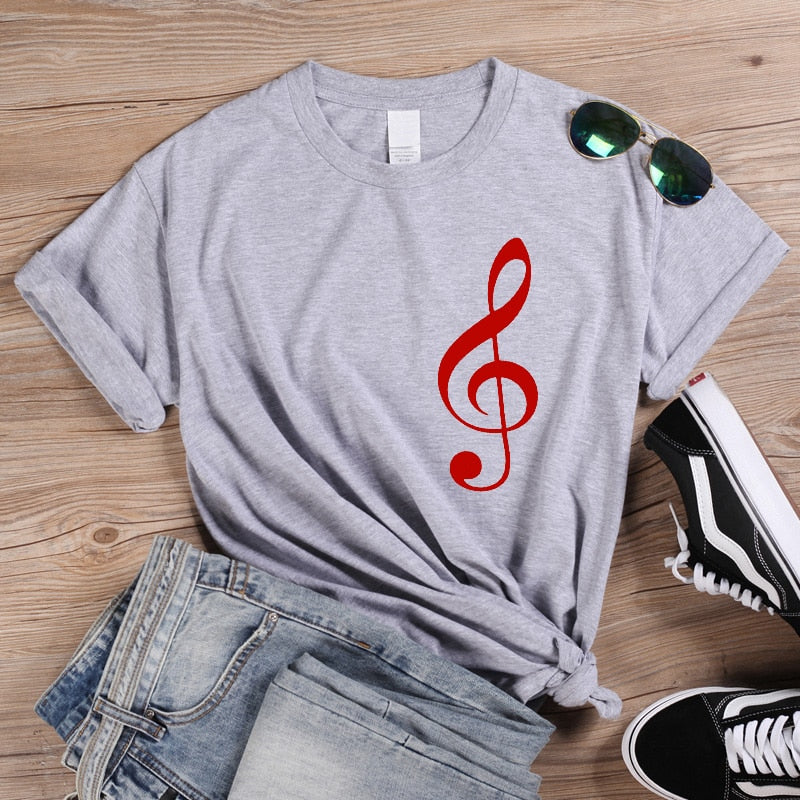 Treble Clef Casual T-shirt