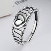 Heart Silver Music Ring