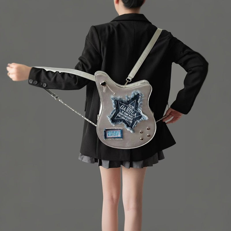 Denim Guitar Backpack
