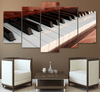 5 Piece Classic Piano Keys Canvas Art - { shop_name }} - Review