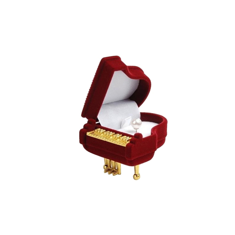 Red Piano Jewelry Box