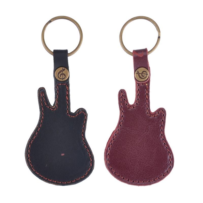 Guitar Leather Keychain Pick Holder - { shop_name }} - Review