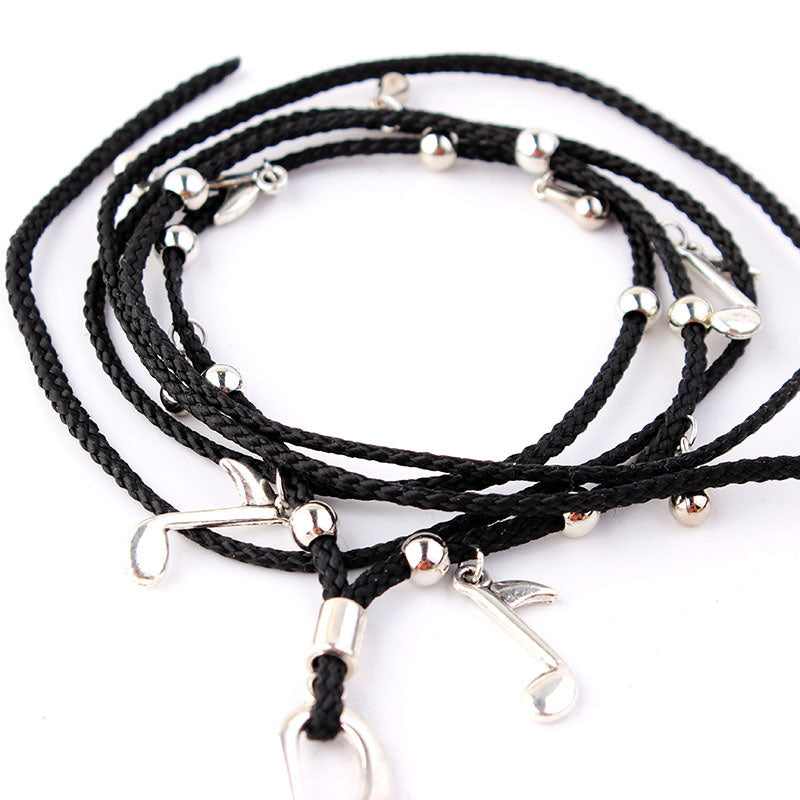 Treble Clef Handmade Anklet