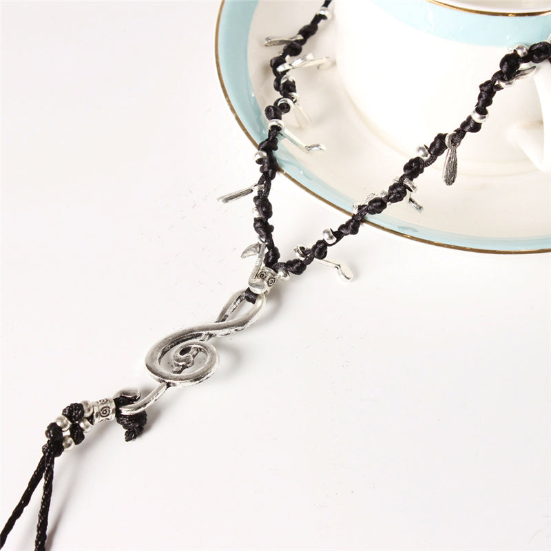 Treble Clef Handmade Anklet