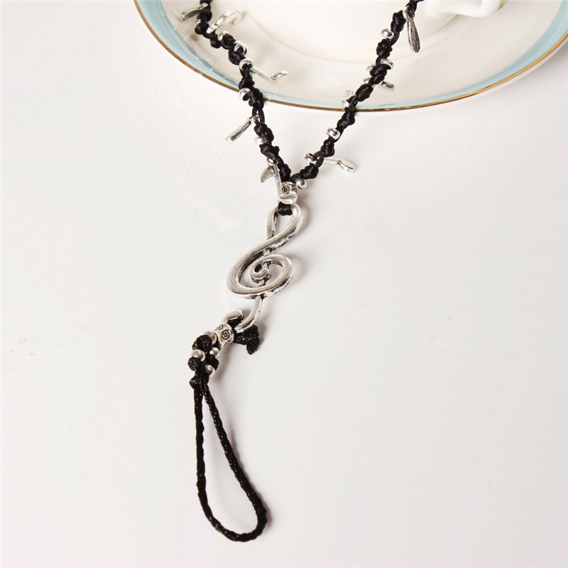 Treble Clef Handmade Anklet