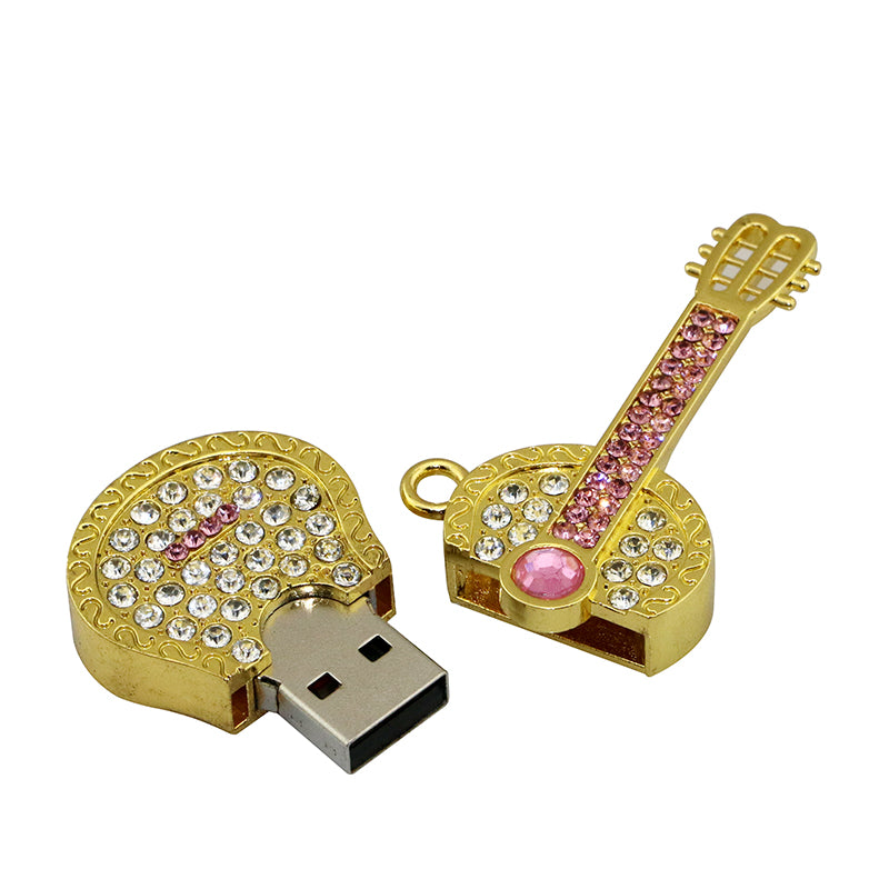Crystal Guitar Violin USB Drive