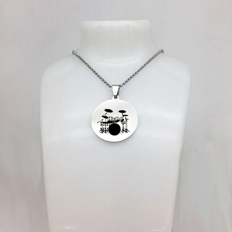 Drummer Musician Necklace