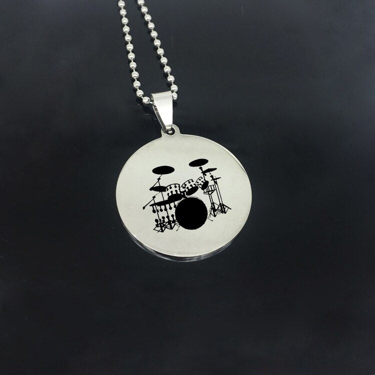 Drummer Musician Necklace
