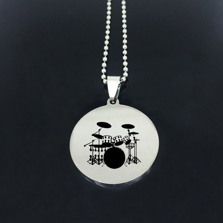 Drummer Musician Necklace
