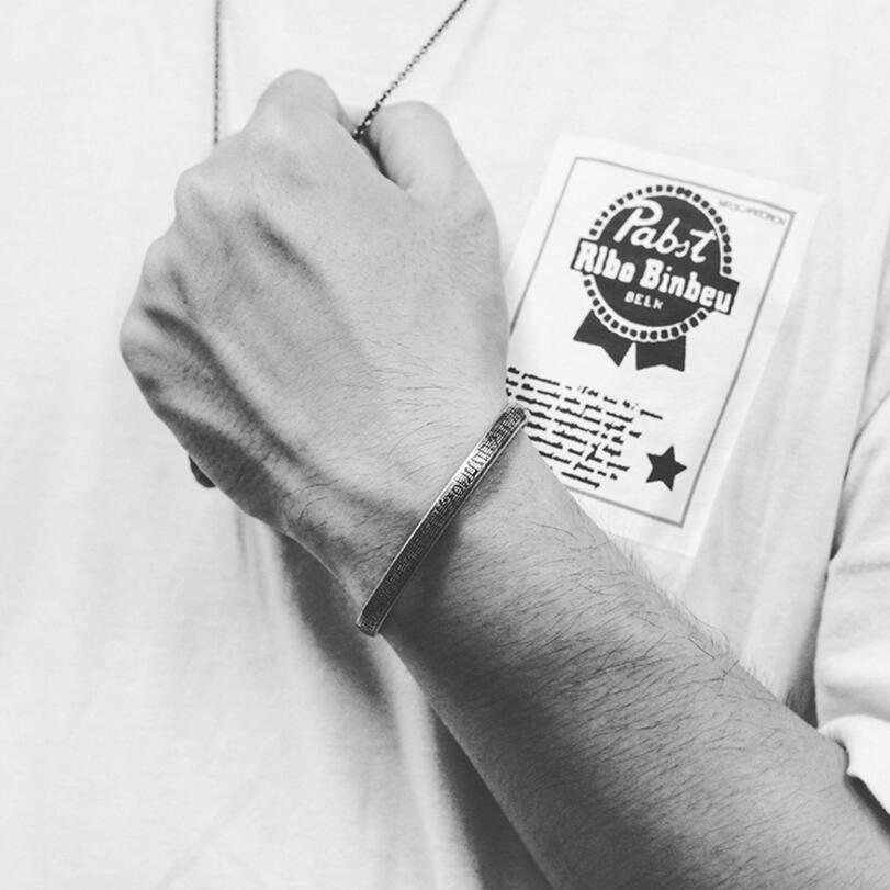 Retro Bronze Music Notes Bangle