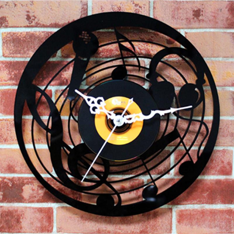 Music Vinyl Records Wall Clock - Artistic Pod Review