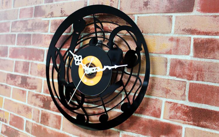 Music Vinyl Records Wall Clock - Artistic Pod Review