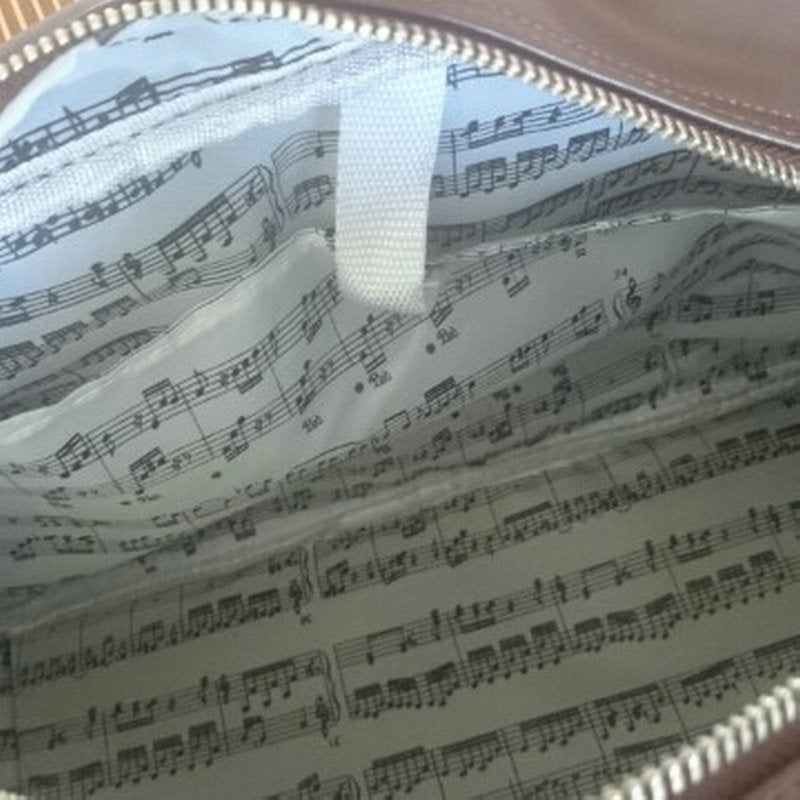 Piano & Music Note Handbag