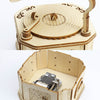 DIY Phonograph Wood Puzzle Music Box