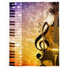 Piano/Cello Music Notes Blanket