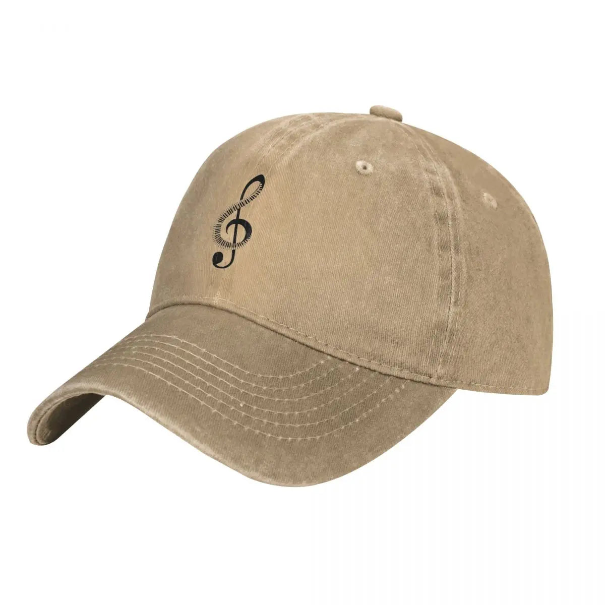 Piano Treble Clef Music Cap