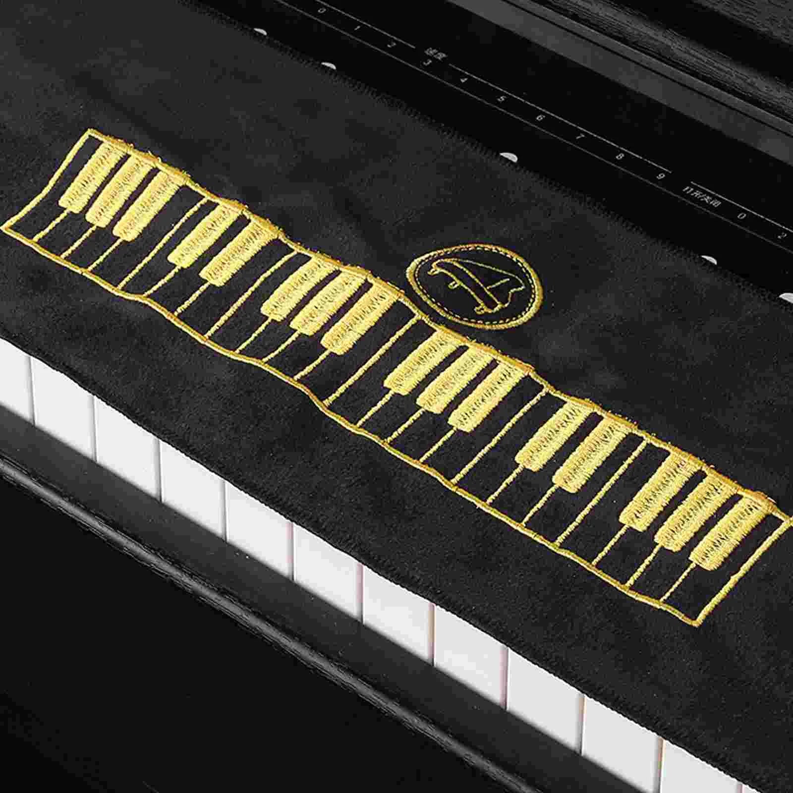 Embroidery Keyboard Piano Dust Cover