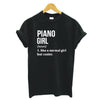 Piano Girl Definition T-Shirt