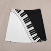 Piano Keyboard Mini Skirt