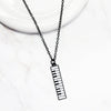 Piano Keyboard Necklace