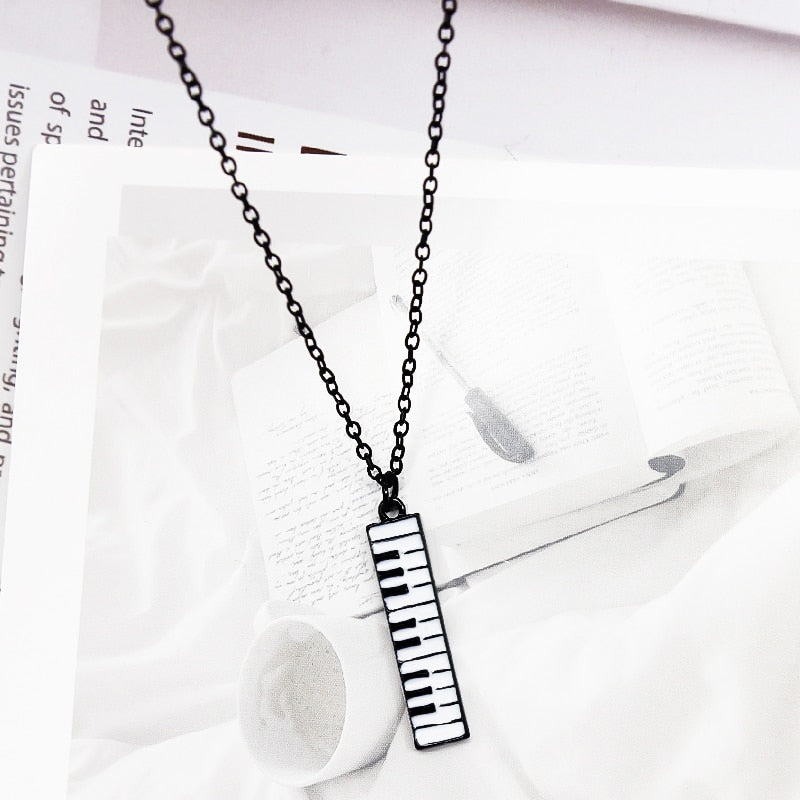 Piano Keyboard Necklace
