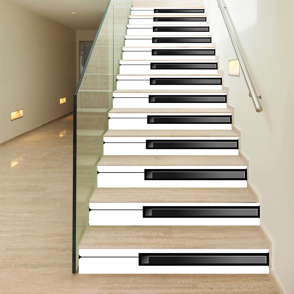 Piano Keys Stairs Stickers
