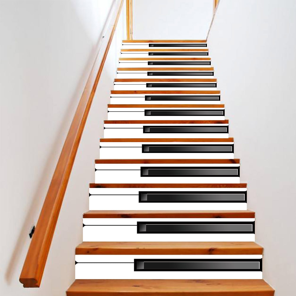 Piano Keys Stairs Stickers