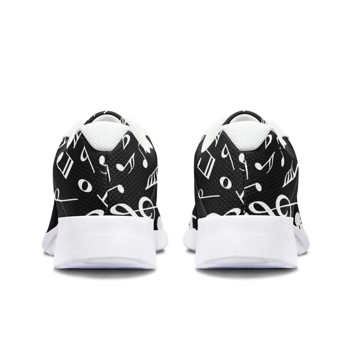 Piano Keys Leopard Sneakers