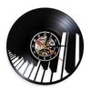 Vinyl Piano Keys Wall Clock