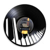 Vinyl Piano Keys Wall Clock