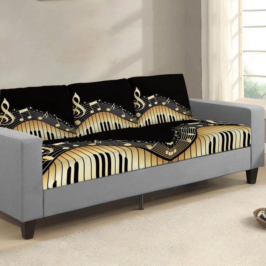 Piano Key Sofa Cushion Cover