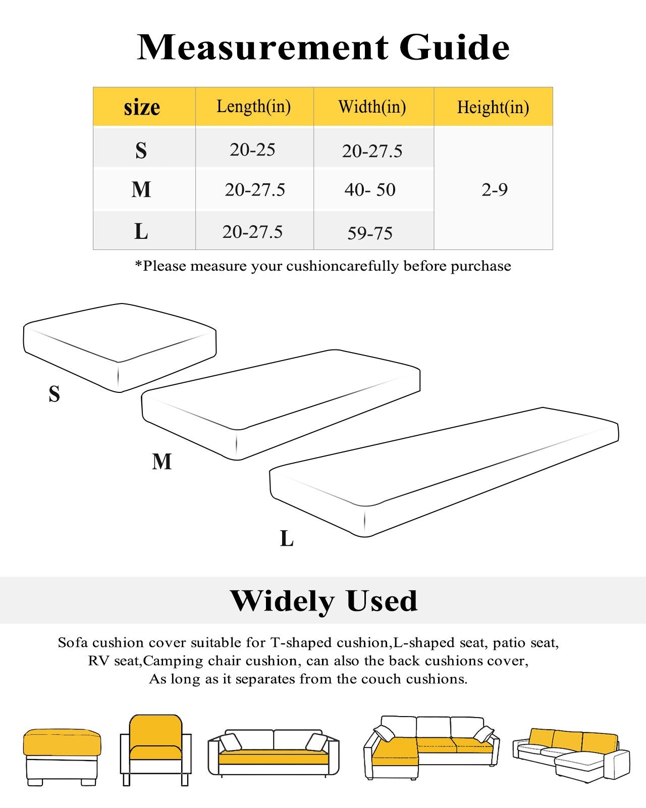 Piano Key Sofa Cushion Cover