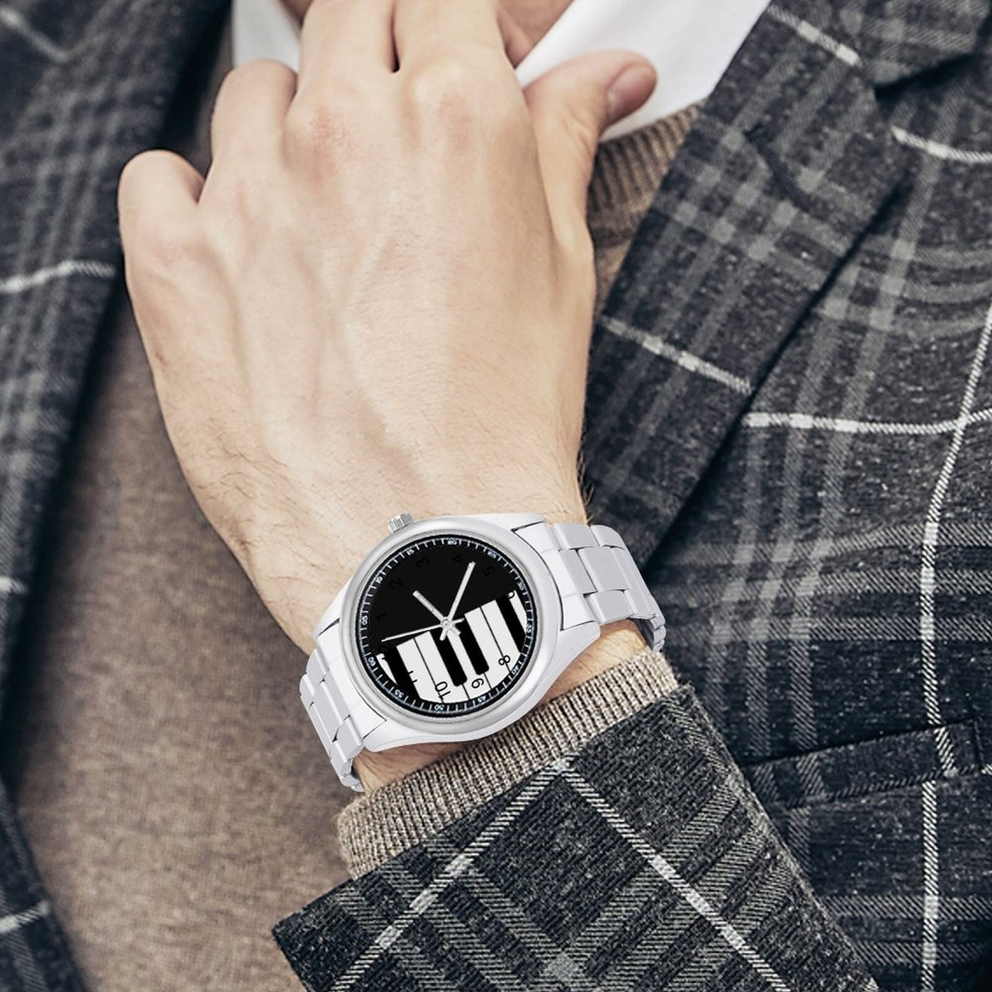 Piano Keys Quartz Watch