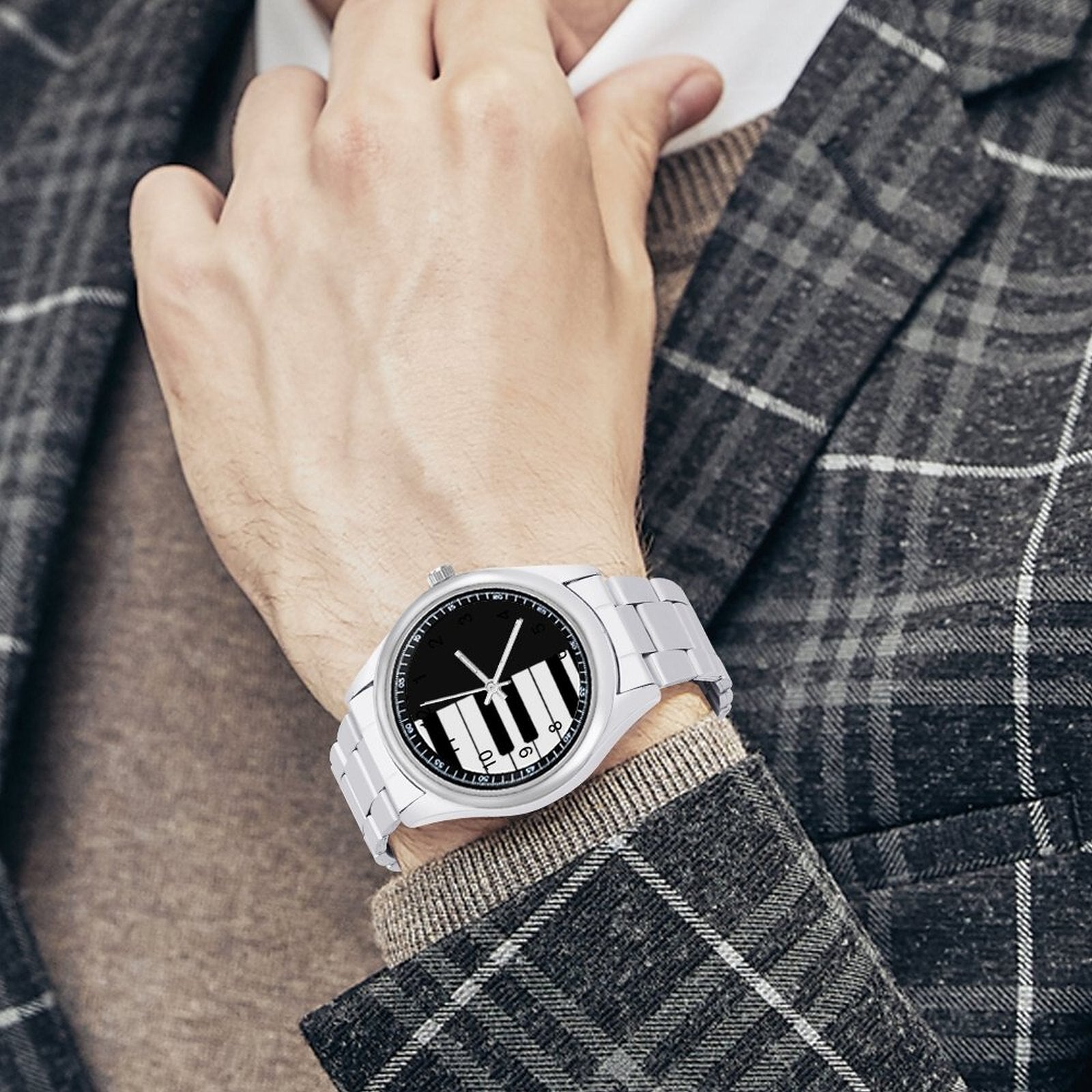 Piano Keys Quartz Watch